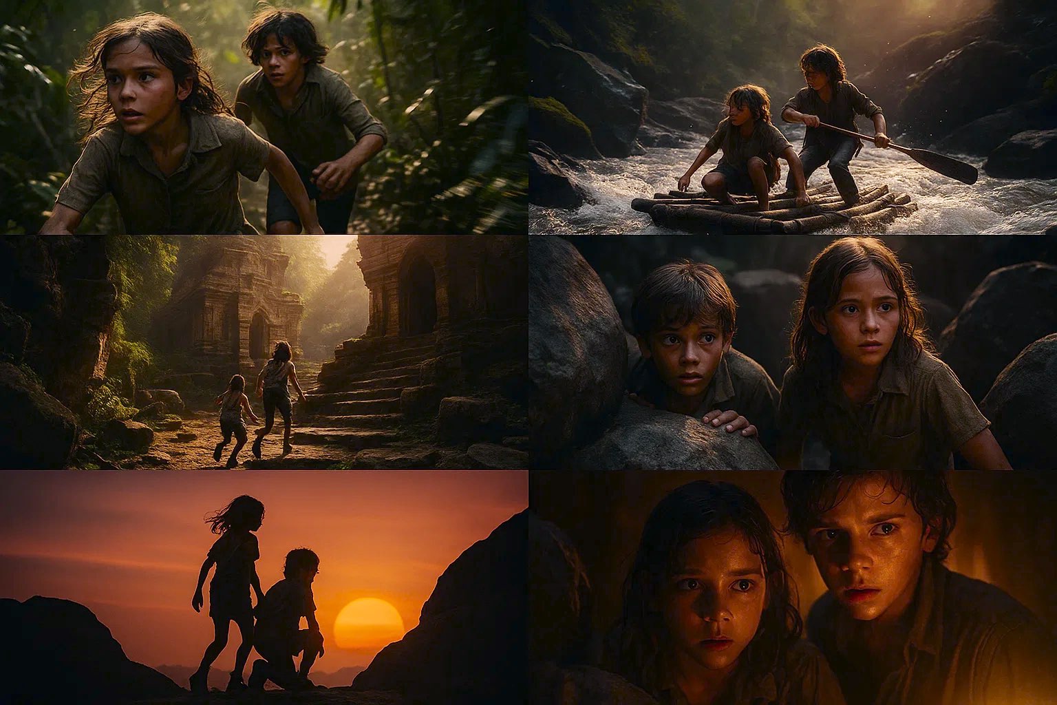 Juno in the Jungle adventure collage