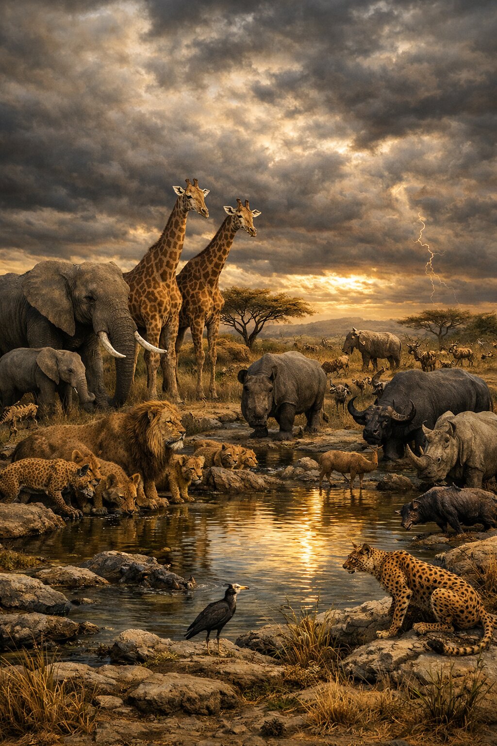 African wildlife in the Juno storyworld